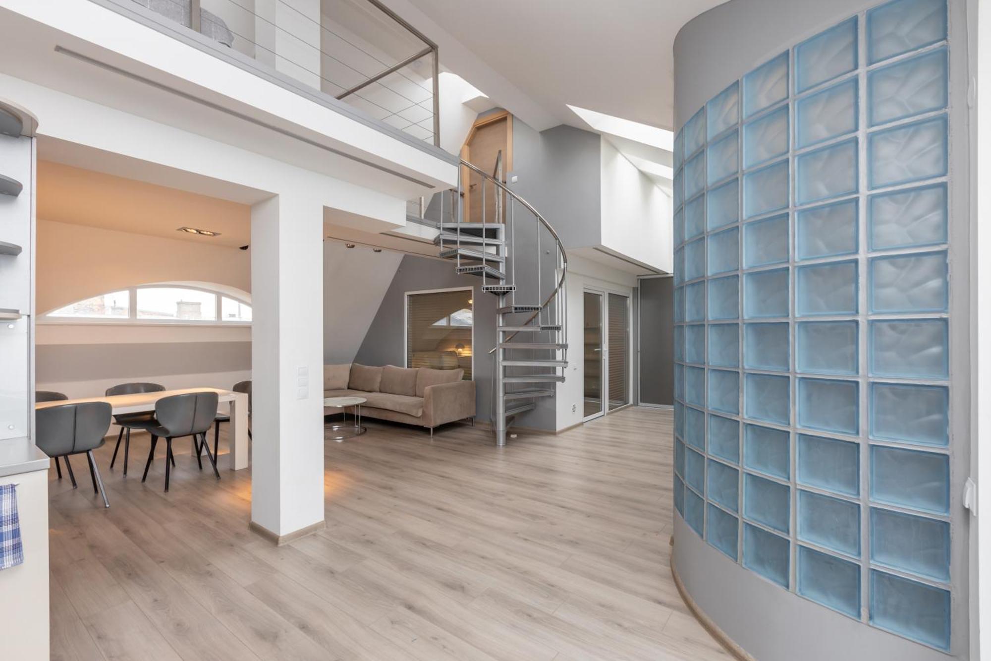 Penthouse Apartment With Terrace Riga Exterior photo